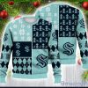 Seattle Kraken All Over Printed 3D Christmas Sweater Ice Hockey NHL Fans Gift