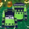 Seattle Seahawks Big Logo Nfl Ugly Christmas Sweaters Style Gift For Men And Women