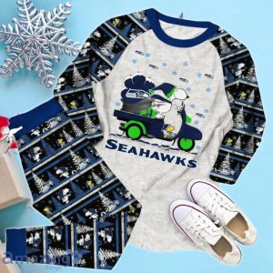 Seattle Seahawks Christmas Limited Edition Pajamas Set Product Photo 2