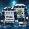 Seattle Seahawks Nfl Big Logo Ugly Christmas Sweaters Unique Gift For Men And Women
