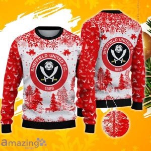 Sheffield United F.C Ugly Christmas Sweater, Xmas Gift Ideas 2023 For Fans Product Photo 1