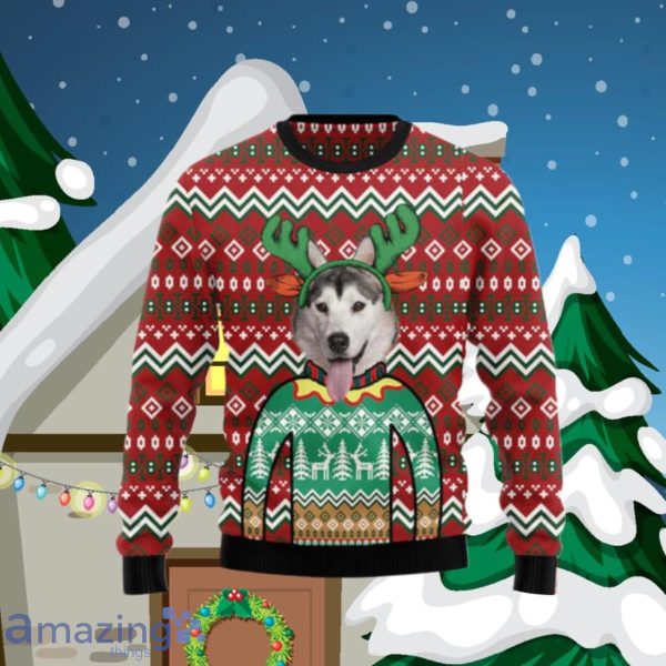 Siberian Husky Christmas Awesome Ugly Christmas Sweaters Unique Gift For Men And Women Product Photo 1