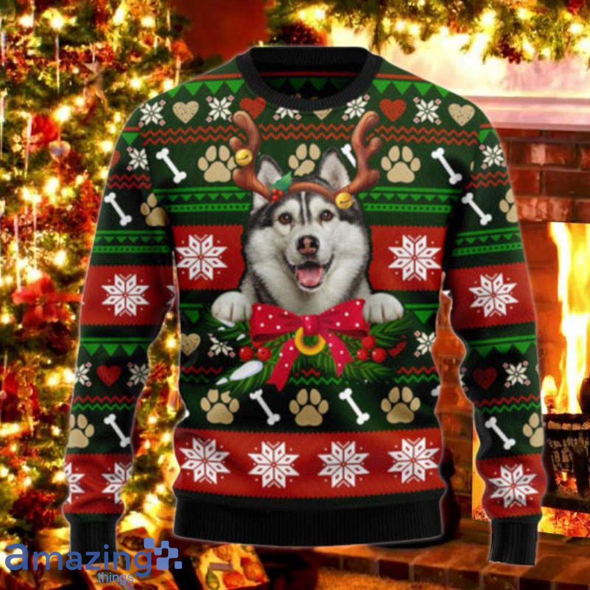 Husky ugly christmas clearance sweater