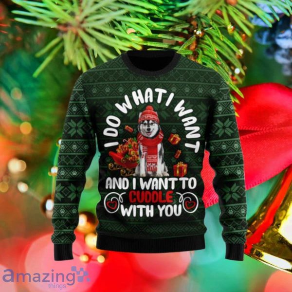 Siberian Husky I Want Ugly Christmas Sweaters Unique Gift For Men And Women Product Photo 1
