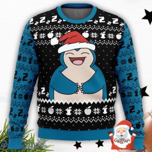 Snorlax Holiday Pokemon 3D Ugly Christmas Sweater Christmas Gift For Men And Women Product Photo 1
