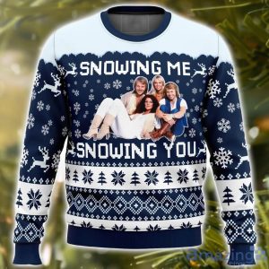 Snowing Me Snowing You ABBA AOP Ugly Christmas Sweater Christmas Holiday Gift For Men And Women Product Photo 2
