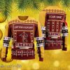 Snowy Captain Morgan Ugly Knitted Sweater Christmas Gift