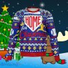 Softball Home For Christmas Ugly Christmas Sweater Style Gift For Men And Women