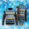 Soldier Air Force One Veteran Day Rank Ugly Christmas Sweater