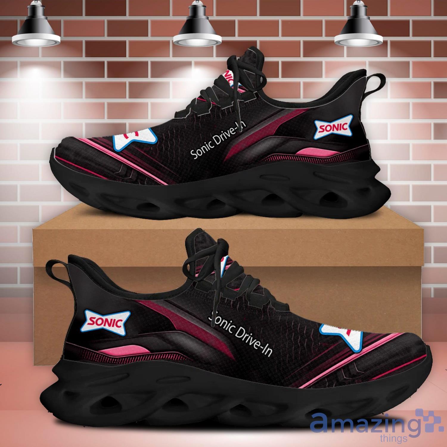 Sonic Drive-In Black Max Soul Shoes Cool Sports Shoes For Men And Women Product Photo 1