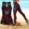 South Carolina Gamecocks NCAA Personalized Hollow Tanktop And Leggings For Women