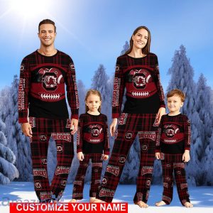 South Carolina Gamecocks Pajamas Personalized Name Christmas Pajamas Set Cute Gift For Family Gifts Product Photo 1