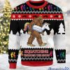 Squatching Through The Snow 3D All Over Printed 3D Ugly Christmas Sweater