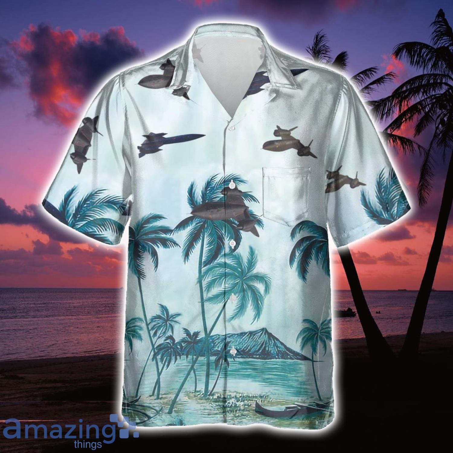 SR 71 Blackbird SR71 Veteran US Aircraft Tropical Hawaiian Shirt Aloha Summer Gift For Men And Women image SR-71 Blackbird SR71 Veteran US Aircraft Tropical Hawaiian Shirt Aloha Summer Gift For Men And Women Product Photo 1