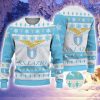 S.S. Lazio Ugly Christmas Sweater Snowflake Pattern Pattern 3D Sweater Holiday Gift Ideas For Sport Fans