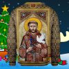 St Francis Of Assisi Ugly Christmas Sweater Style Gift For Men And Women