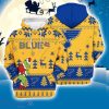 St. Louis Blues 3D Hooodie Ugly Sweatshirt Christmas Pattern Grinch Ice Hockey NHL Fans