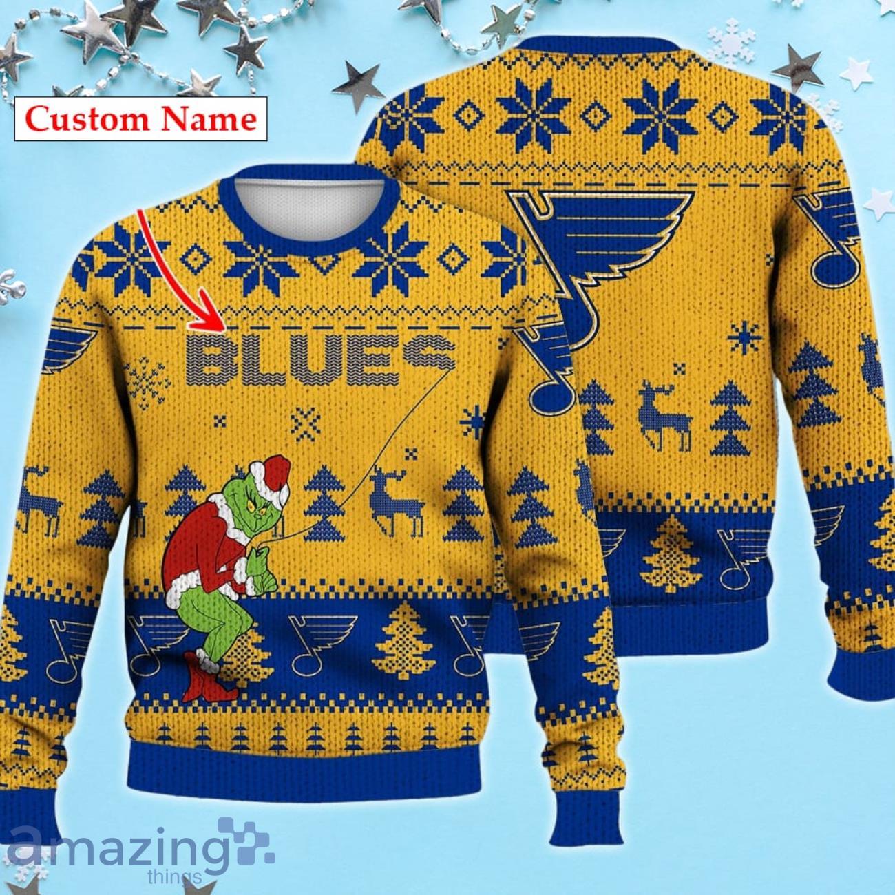 NHL St. Louis Blues Special Custom Christmas Ugly Sweater - Owl Fashion Shop