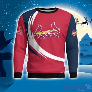 St. Louis Cardinals Simple Vintage 3D Sweater Christmas Gift For Fans Product Photo 1