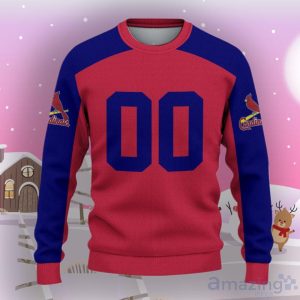 St. Louis Cardinals Ugly Sweater Custom Name And Number Hot Design For Christmas Gift Product Photo 2