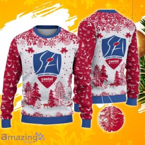 Stade Aurillacois Cantal Auvergne Ugly Christmas Sweater, Xmas Gift Ideas 2023 For Fans Product Photo 1