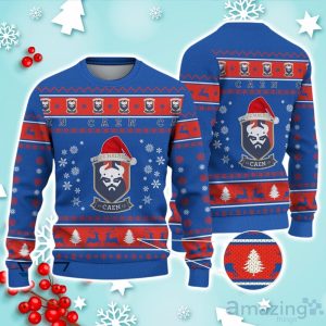Stade Malherbe Caen Ugly Christmas Sweater Ideal Gift For Fans Product Photo 1