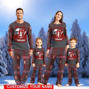 Stanford Cardinal Pajamas Personalized Name Christmas Pajamas Set Cute Gift For Family Gifts Product Photo 1