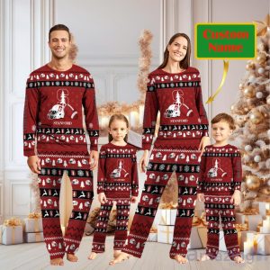 Stanford Cardinal Personalized Christmas Pajamas For Fans Product Photo 1