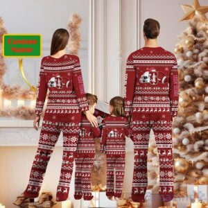 Stanford Cardinal Team Custom Name Christmas Pajamas For Fans Product Photo 2