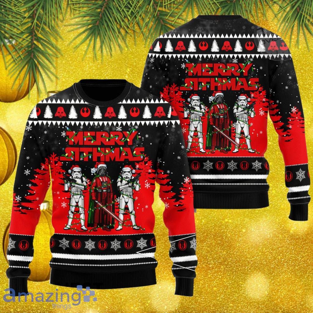 Star Wars Christmas Ugly Sweater 3D Gift For Chirstmas image Star Wars Christmas Ugly Sweater 3D Gift For Chirstmas Product Photo 1