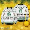 Starbucks Christmas Ugly Sweater 3D Gift Christmas