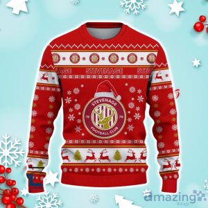 Stevenage Football Club Ugly Christmas Sweater Ideal Gift For Fans Product Photo 2