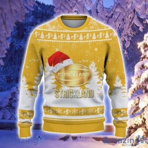 Strickland Santa Hat Pattern Ugly Christmas Sweater For Men And Women Product Photo 2
