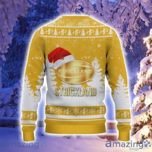 Strickland Santa Hat Pattern Ugly Christmas Sweater For Men And Women Product Photo 3