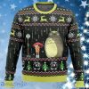 Studio Ghibli Totoro Rain Ugly Sweater Impressive Gift