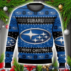 Subaru Ugly Christmas Sweater Christmas Gift Unisex Men And Women Sweater Product Photo 1