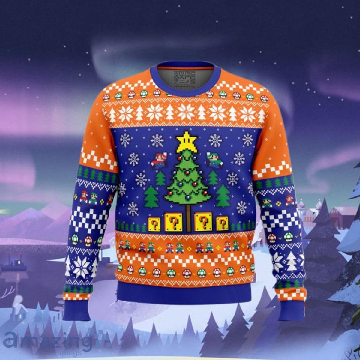 Mario brothers christmas on sale sweater