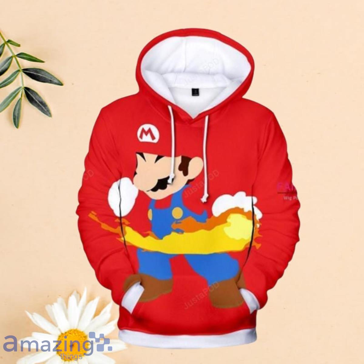 Mens super mario discount hoodie