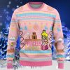 Super Mario Princess Peach Pink Ugly Sweater Impressive Gift