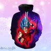 Super Saiyan God Super Saiyan Goku In Space Dragon Ball 3D Hoodie Impressive Gift For Men And Women