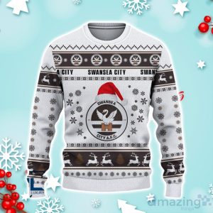 Swansea City A.F.C Ugly Christmas Sweater Ideal Gift For Fans Product Photo 2