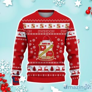 Swindon Town Ugly Christmas Sweater Ideal Gift For Fans Product Photo 2