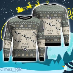 T-37 Tweet T37 Aircraft New Trend Veteran Sweater Ugly Christmas Sweater Gift For Christmas Product Photo 1