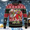 T Rex Santa Christmas Ugly Christmas Sweater Style Gift For Men And Womens