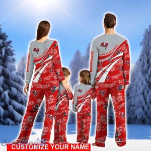 Tampa Bay Buccaneers Christmas Pajamas Set Cute Gift Personalized Name Christmas Gifts For Fans Product Photo 2