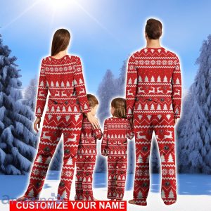 Tampa Bay Buccaneers Christmas Reindeer Pajamas Set Cute Gift Christmas Gifts Family Pajamas Gift Custom Name Product Photo 2