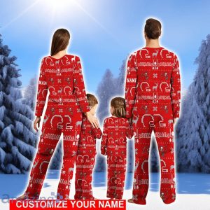 Tampa Bay Buccaneers Sport Pajamas Set Cute Gift Custom Name Kid & Adult Christmas Pajamas Set Cute Gift Family Gift Product Photo 2