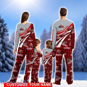 Tampa Bay Buccaneers Team Pajamas Personalize Name Buffalo Plaid Christmas Pajamas Set Cute Gift Product Photo 2