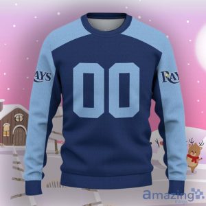 Tampa Bay Rays Ugly Sweater Custom Name And Number Hot Design For Christmas Gift Product Photo 2
