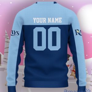 Tampa Bay Rays Ugly Sweater Custom Name And Number Hot Design For Christmas Gift Product Photo 3